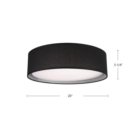 Kuzco Dalton 20-in Flush Mount