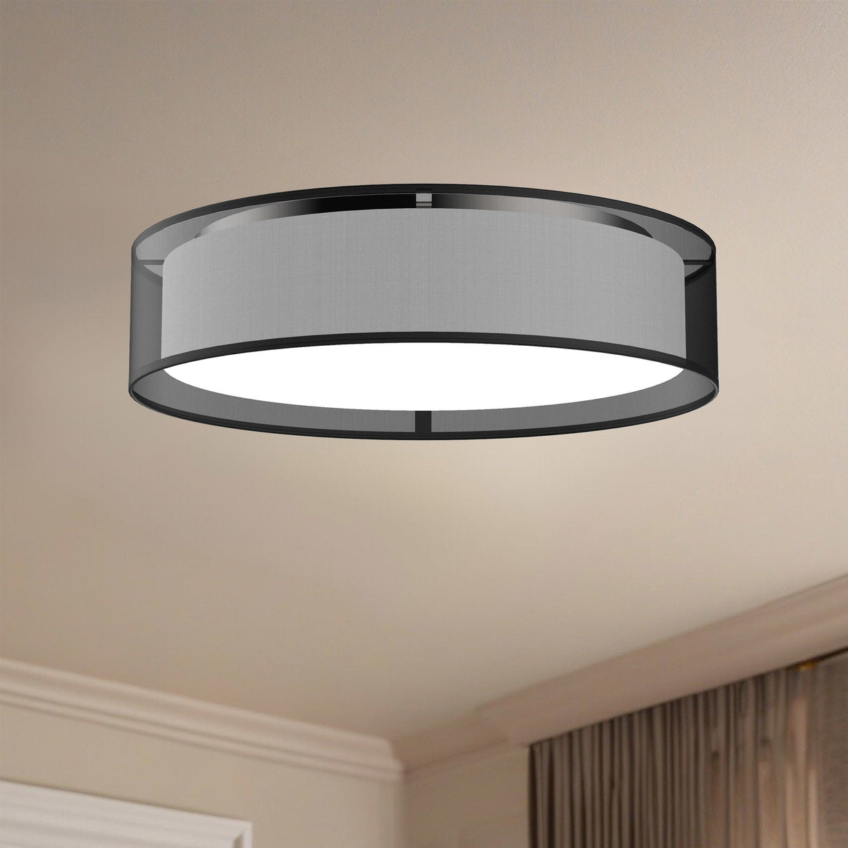 Kuzco Dalton 20-in Flush Mount