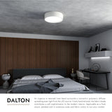 Kuzco Dalton 20-in Flush Mount