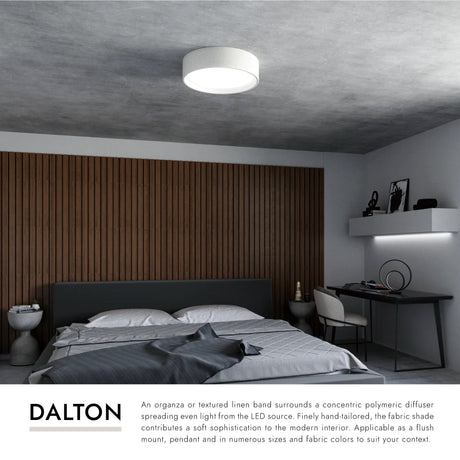 Kuzco Dalton 20-in Flush Mount