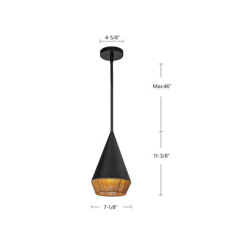 Alora Mood Daphne 7-in Pendant