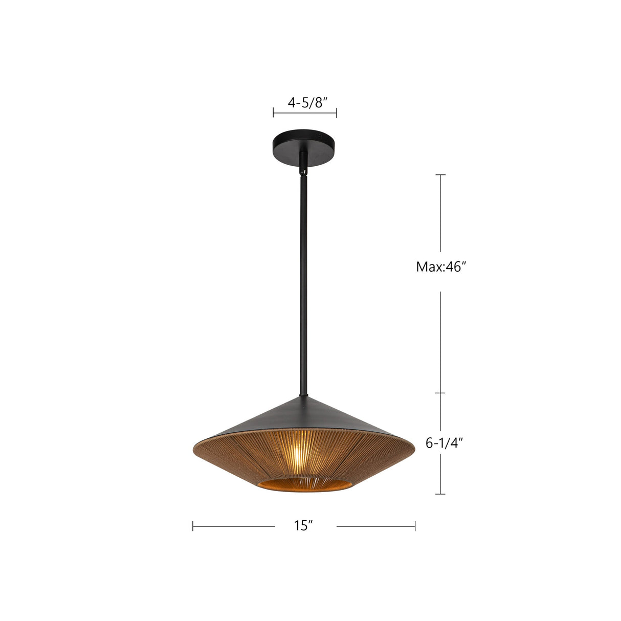 Alora Mood Daphne 15-in Pendant