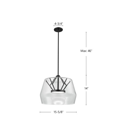 Kuzco Deco 18-in Pendant