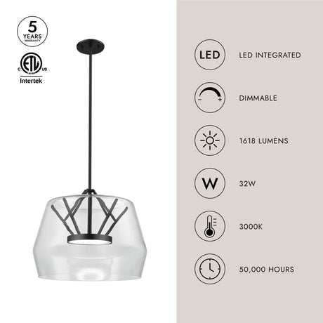 Kuzco Deco 18-in Pendant