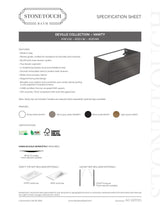 Deville Wallmount Vanity