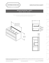 Deville Wallmount Vanity
