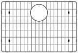 Bottom Grid SS Bottom Grid - Black Pearl for CAC584-BK
