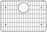 Bottom Grid SS Bottom Grid - Black Pearl for CAC584-BK