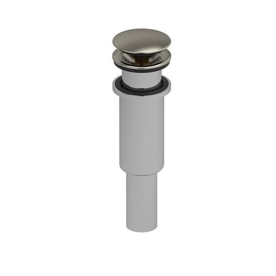 Riobel Sink Push Drain without Overflow Polished Nickel - image 1