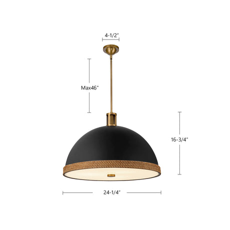 Alora Doral 24-in Pendant