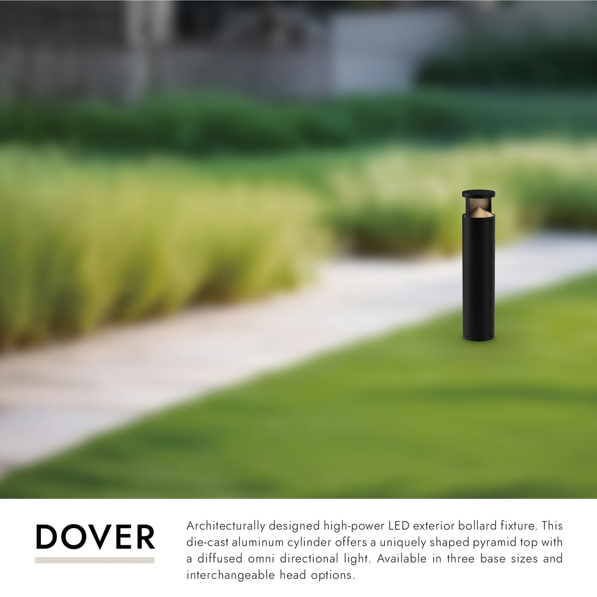 Kuzco Dover 29-in Exterior Bollard