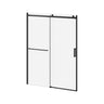 KONCEPT-II W/ TOWEL BAR - 60 inchesx77 inches Alcove Sliding Shower Door with Fixed and Mobile Panel (Reversible) Clear Glass