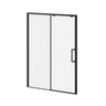 IKONIK (Box 2 of 2) 60 inchesx79 inches Sliding Shower Door Duraclean Glass - Mobile Panel for Alcove Installation (Reversible) Matte Black