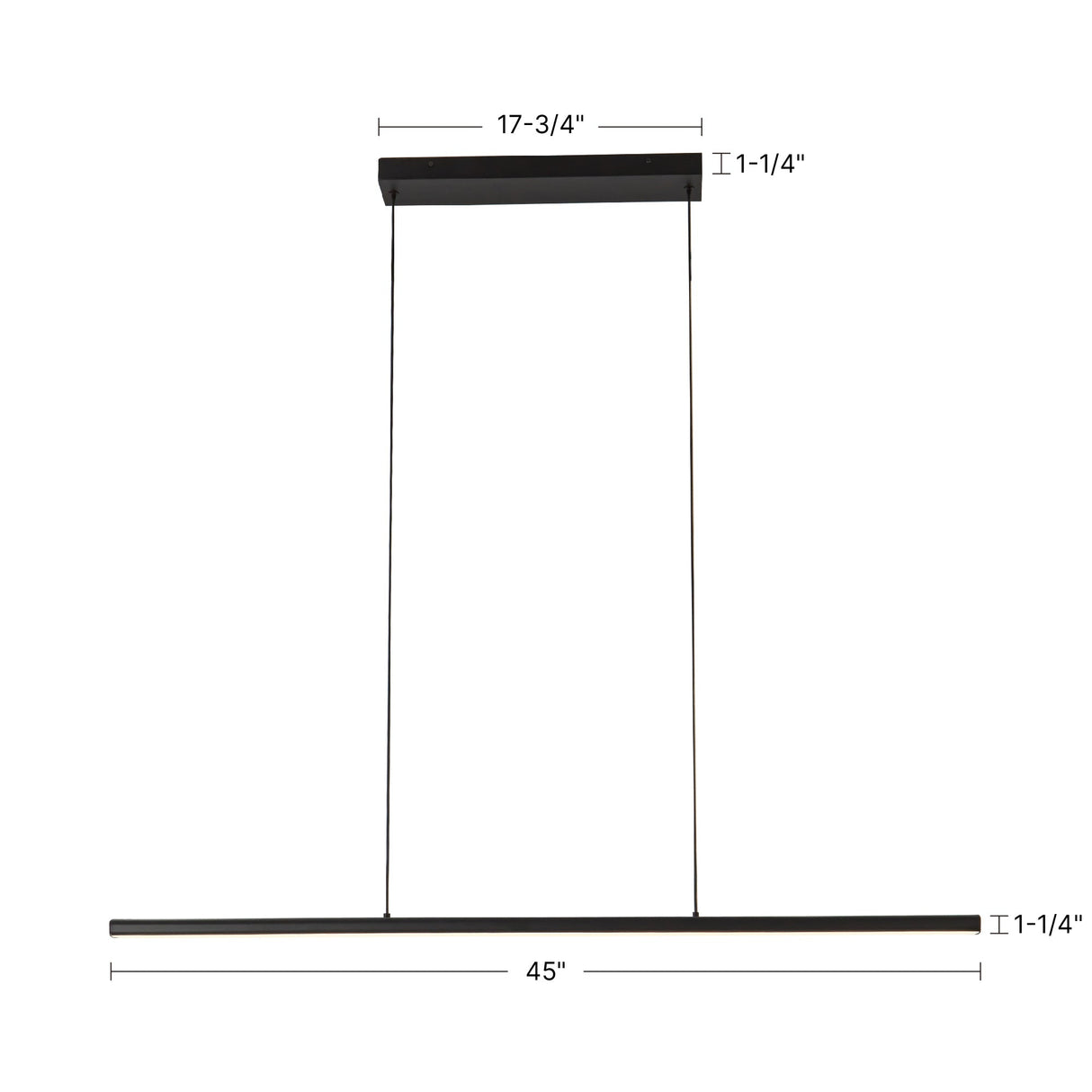 Kuzco Drift 45-in Linear Pendant
