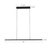 Kuzco Drift 45-in Linear Pendant