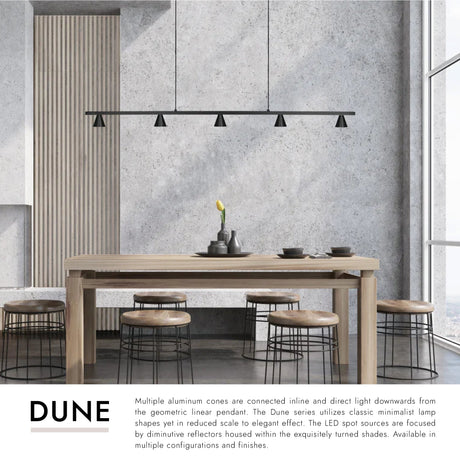 Kuzco Dune 47-in Linear Pendant