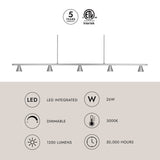 Kuzco Dune 47-in Linear Pendant