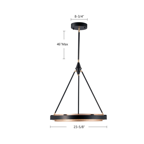 Alora Duo 24-in Pendant