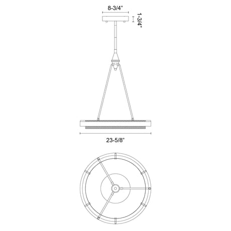 Alora Duo 24-in Pendant
