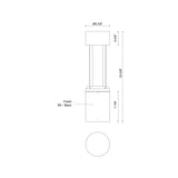 Kuzco Knox 24-in Exterior Bollard