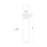 Kuzco Blaine 29-in Exterior Bollard