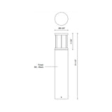 Kuzco Alden 31-in Exterior Bollard