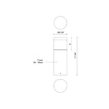 Kuzco Hanover 18-in Exterior Bollard