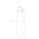 Kuzco Dover 39-in Exterior Bollard