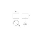 Kuzco Architectural Nordic 4-in (5-in Dia.) Exterior Ceiling