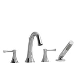 Edge 4-piece Deck-mount Tub Filler With Hand Shower