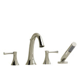 Edge 4-piece Deck-mount Tub Filler With Hand Shower