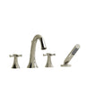 Edge 4-piece Deck-mount Tub Filler With Hand Shower