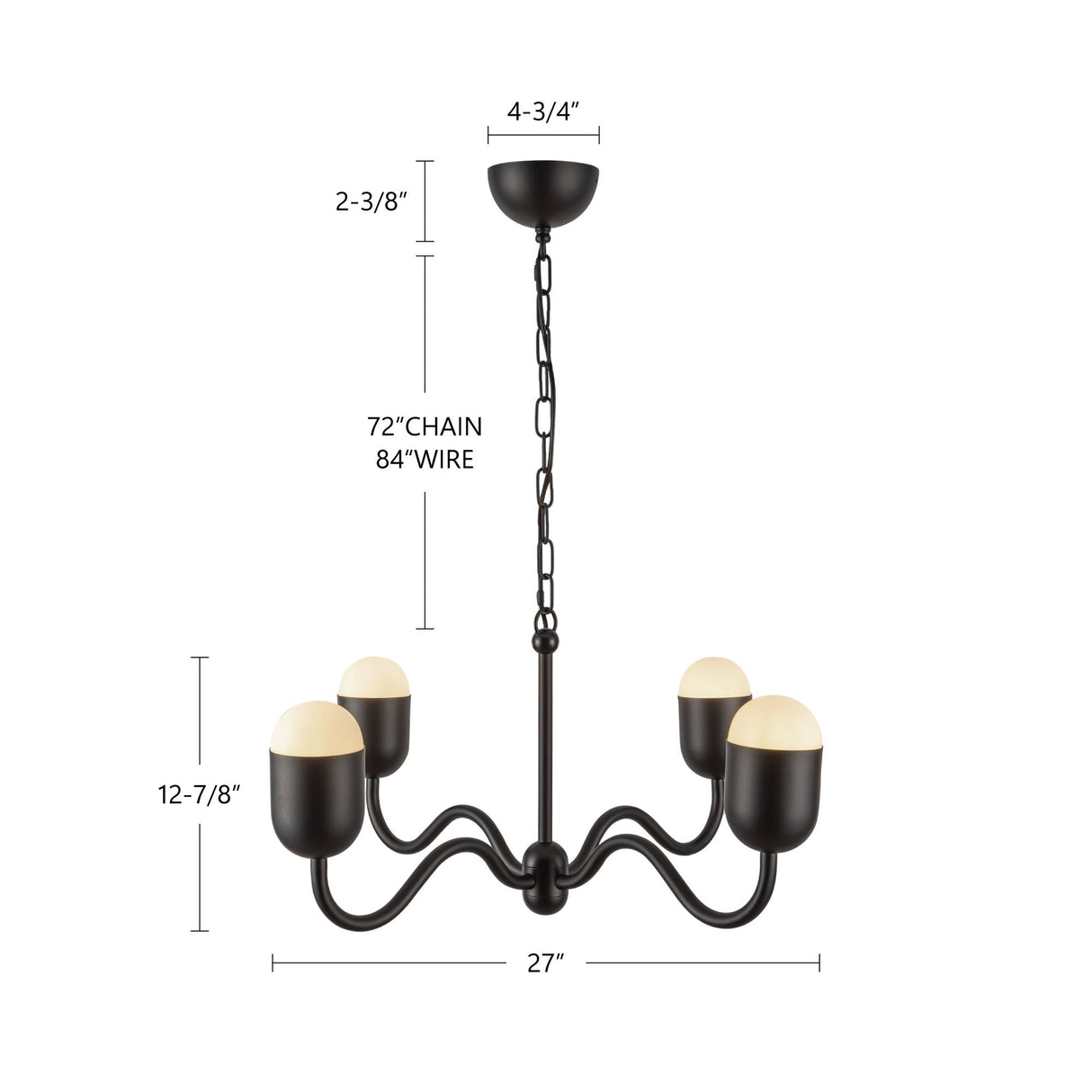 Alora Mood Effie 27-in Chandelier
