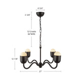 Alora Mood Effie 27-in Chandelier