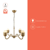 Alora Mood Effie 27-in Chandelier