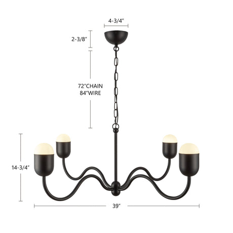Alora Mood Effie 39-in Chandelier
