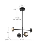 Kuzco Elixir 22-in Chandelier