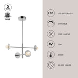 Kuzco Elixir 22-in Chandelier