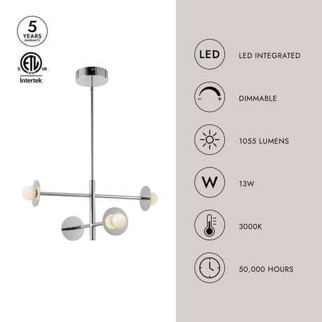 Kuzco Elixir 22-in Chandelier