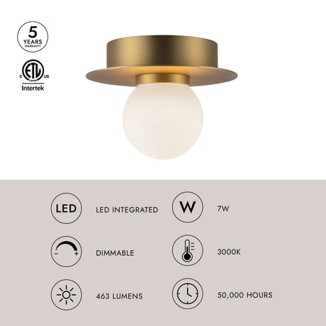 Kuzco Elixir 6-in Flush Mount