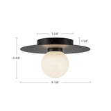 Kuzco Elixir 10-in Flush Mount