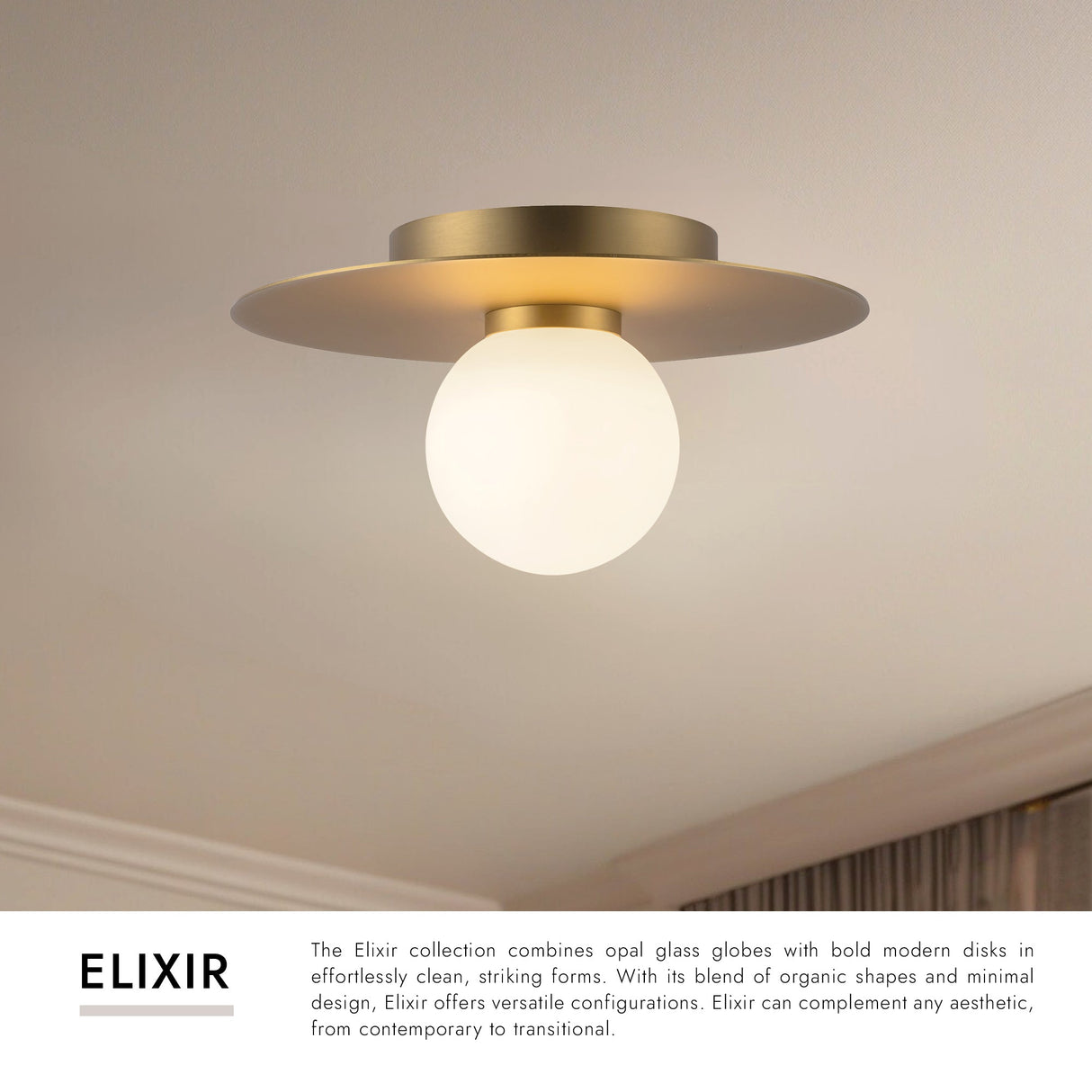 Kuzco Elixir 10-in Flush Mount