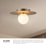 Kuzco Elixir 10-in Flush Mount
