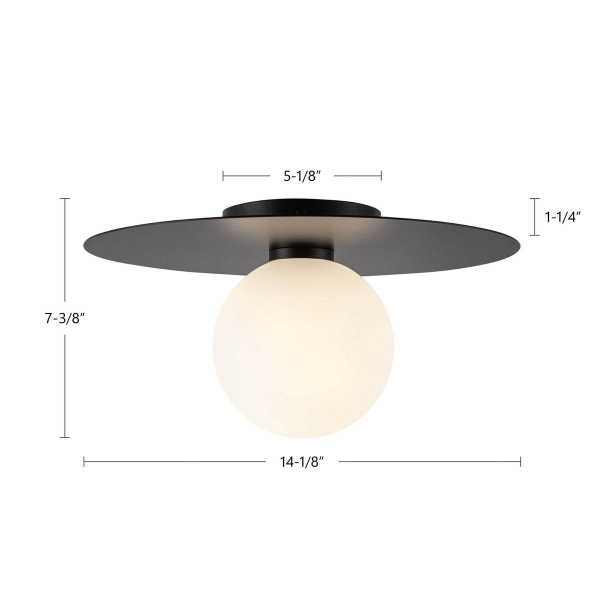 Kuzco Elixir 14-in Flush Mount