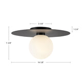 Kuzco Elixir 14-in Flush Mount