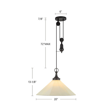 Alora Mood Ellen 20-in Pendant