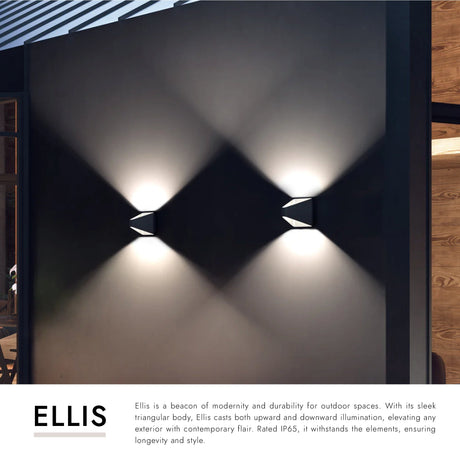 Kuzco Ellis 6-in Exterior Wall Sconce