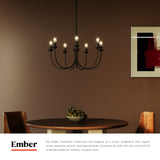 Alora Mood Ember 26-in Chandelier