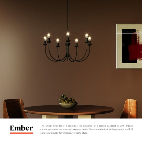 Alora Mood Ember 26-in Chandelier