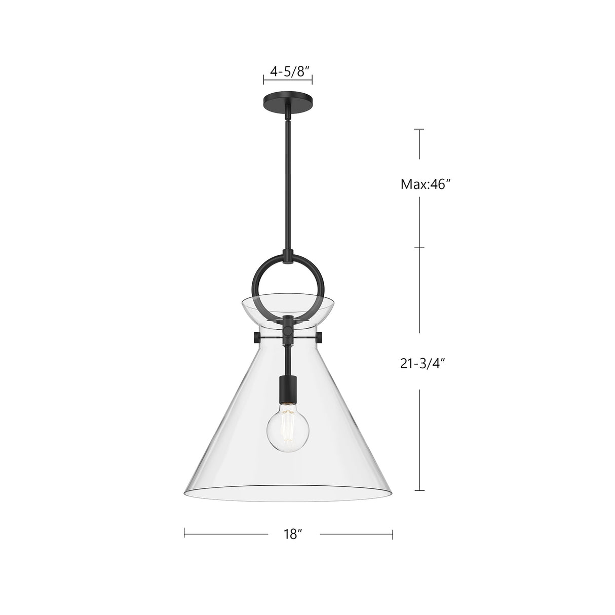 Alora Mood Emerson 18-in Pendant